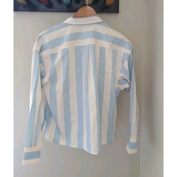 J. Crew Collection Relaxed Cropped Shirt - Picture 8 of 11